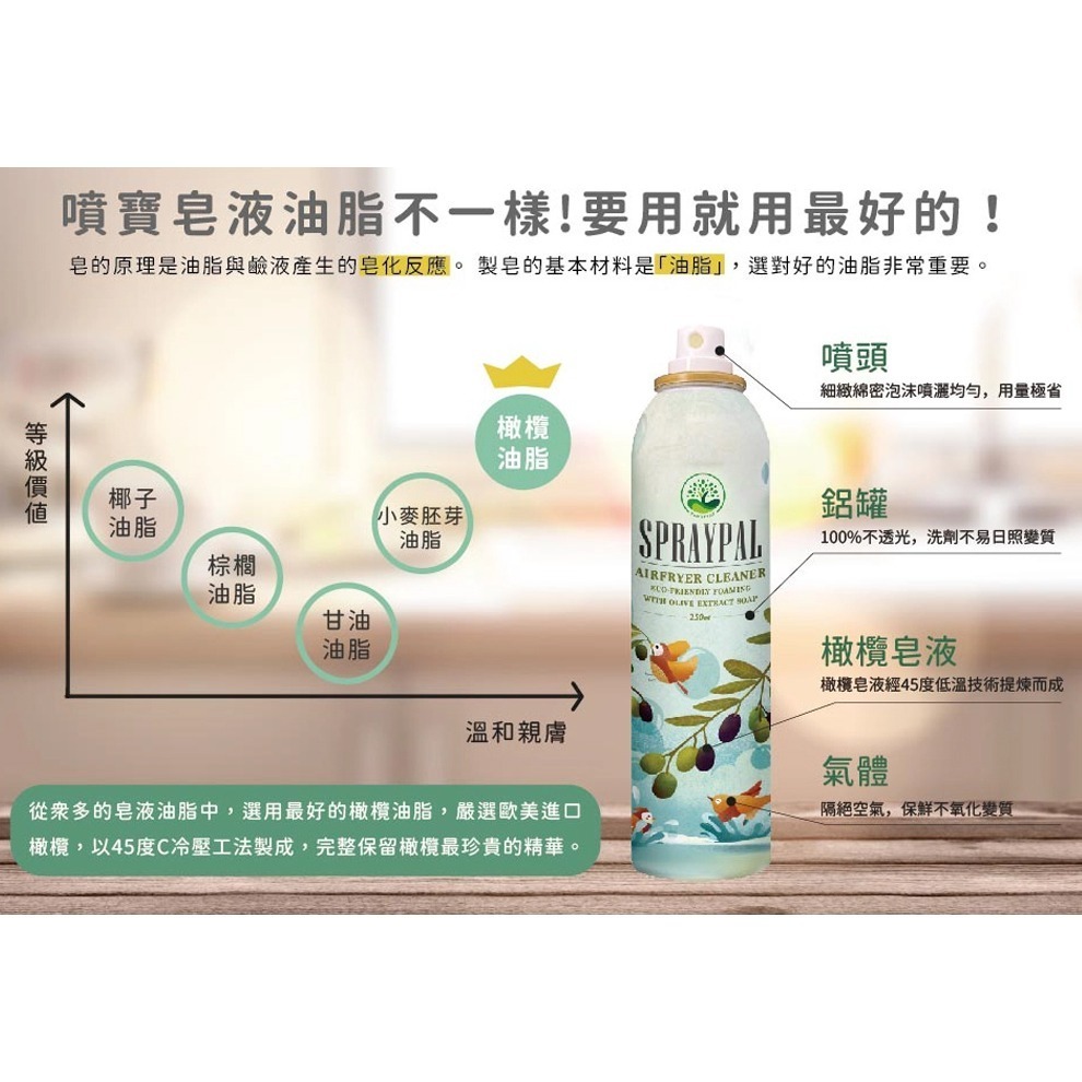 【Spraypal 噴寶】氣炸鍋專用清潔噴霧-250ML❤️ㄚ比小鼻❤️ (現貨)-細節圖10