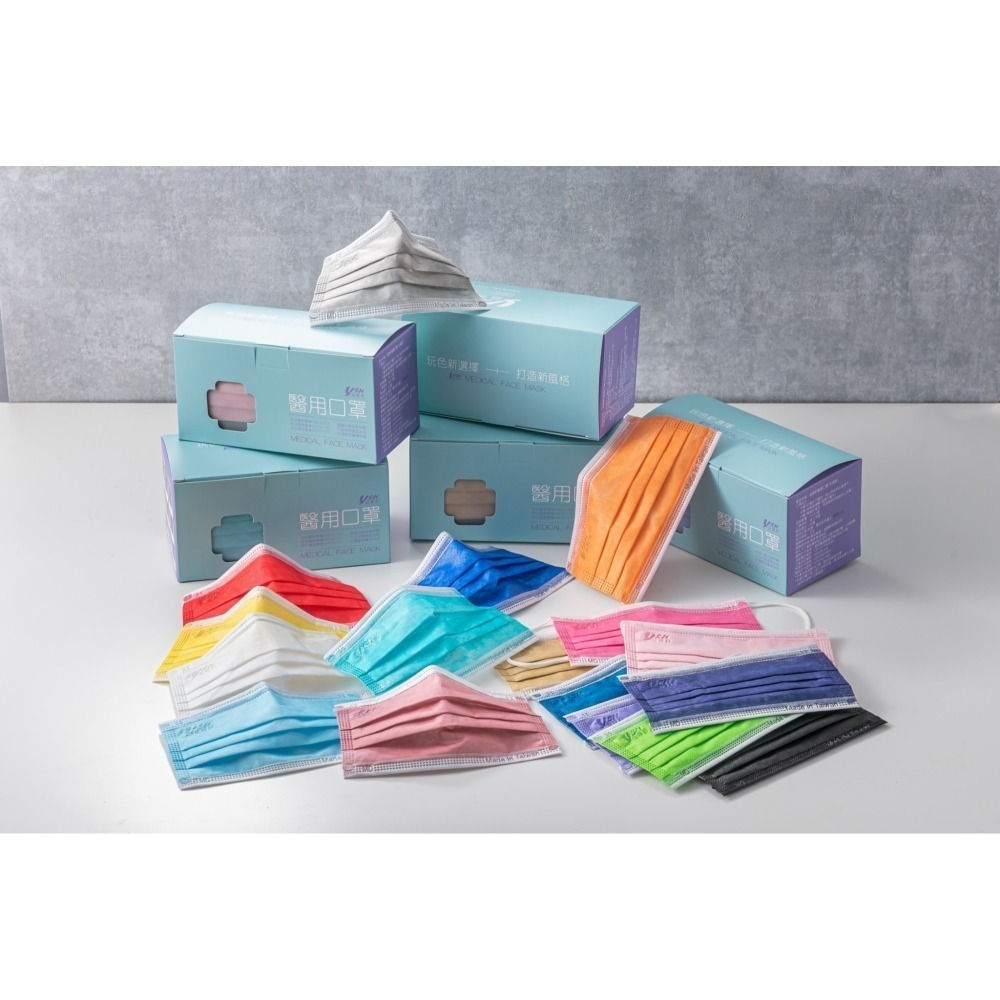 YSH益勝軒-成人醫療級三層平面口罩/雙鋼印/台灣製(17.5X9.5CM)-50入/盒⚝超取限12盒❤️ㄚ比小鼻❤️-細節圖3