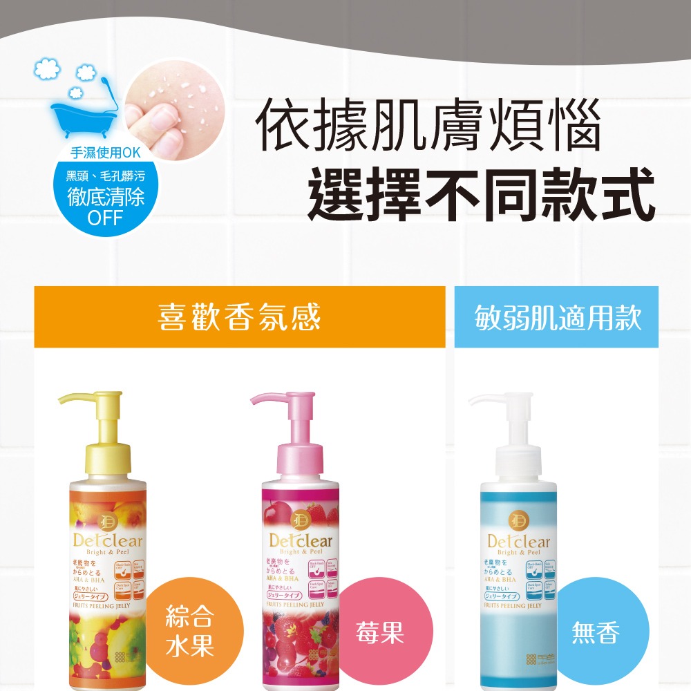 MEISHOKU明色 Detclear煥膚角質凝露/無香 180ml  (現貨) ❤️ㄚ比小鼻❤️-細節圖6