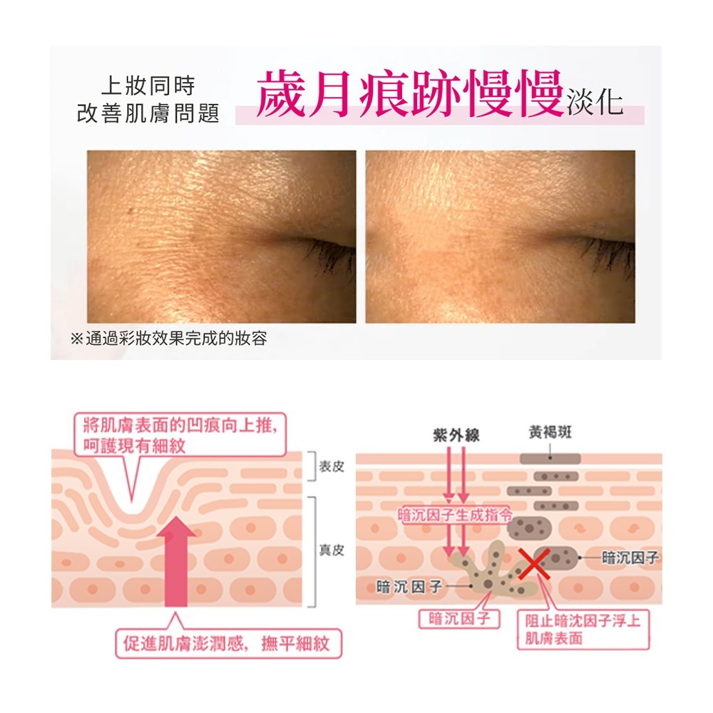 MEISHOKU明色 Moist Labo保濕遮瑕精華BB霜/美白精華BB霜SPF50+ PA++++30g❤️ㄚ比小鼻-細節圖5