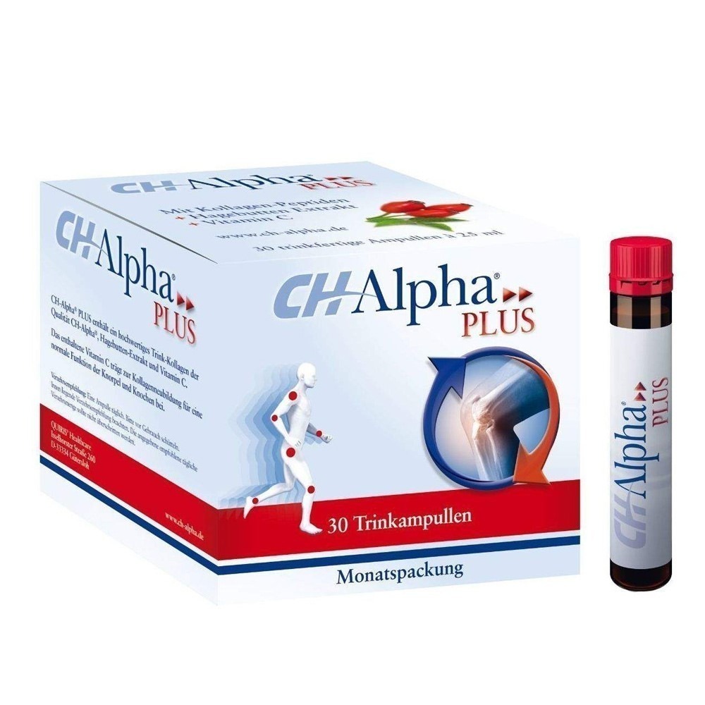 德國 CH-Alpha 膠原蛋白口服液(25ml)30瓶/盒 添加玫瑰果提取物及維生素C ❤️ㄚ比小鼻❤️-規格圖5