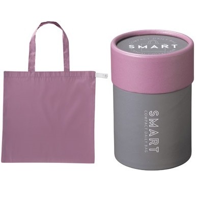 日本 SMART 環保袋 環保折疊購物袋 摺疊購物袋 摺疊收納袋 紫色/棕色/藍色 (現貨) ❤️ㄚ比小鼻❤️-細節圖5