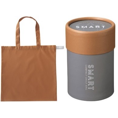 日本 SMART 環保袋 環保折疊購物袋 摺疊購物袋 摺疊收納袋 紫色/棕色/藍色 (現貨) ❤️ㄚ比小鼻❤️-細節圖7