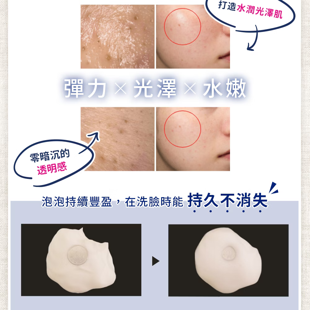 Meishoku明色 桃谷大米精華洗面乳 ❤️ㄚ比小鼻❤️(現貨)-細節圖7