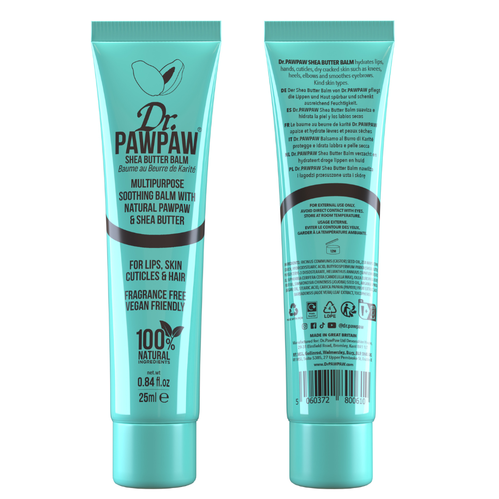 Dr.PAWPAW 乳木果修護霜 25ml / 10ml 英國木瓜霜 自然紅潤 保養 護唇膏 (現貨)❤️ㄚ比小鼻❤️-細節圖6