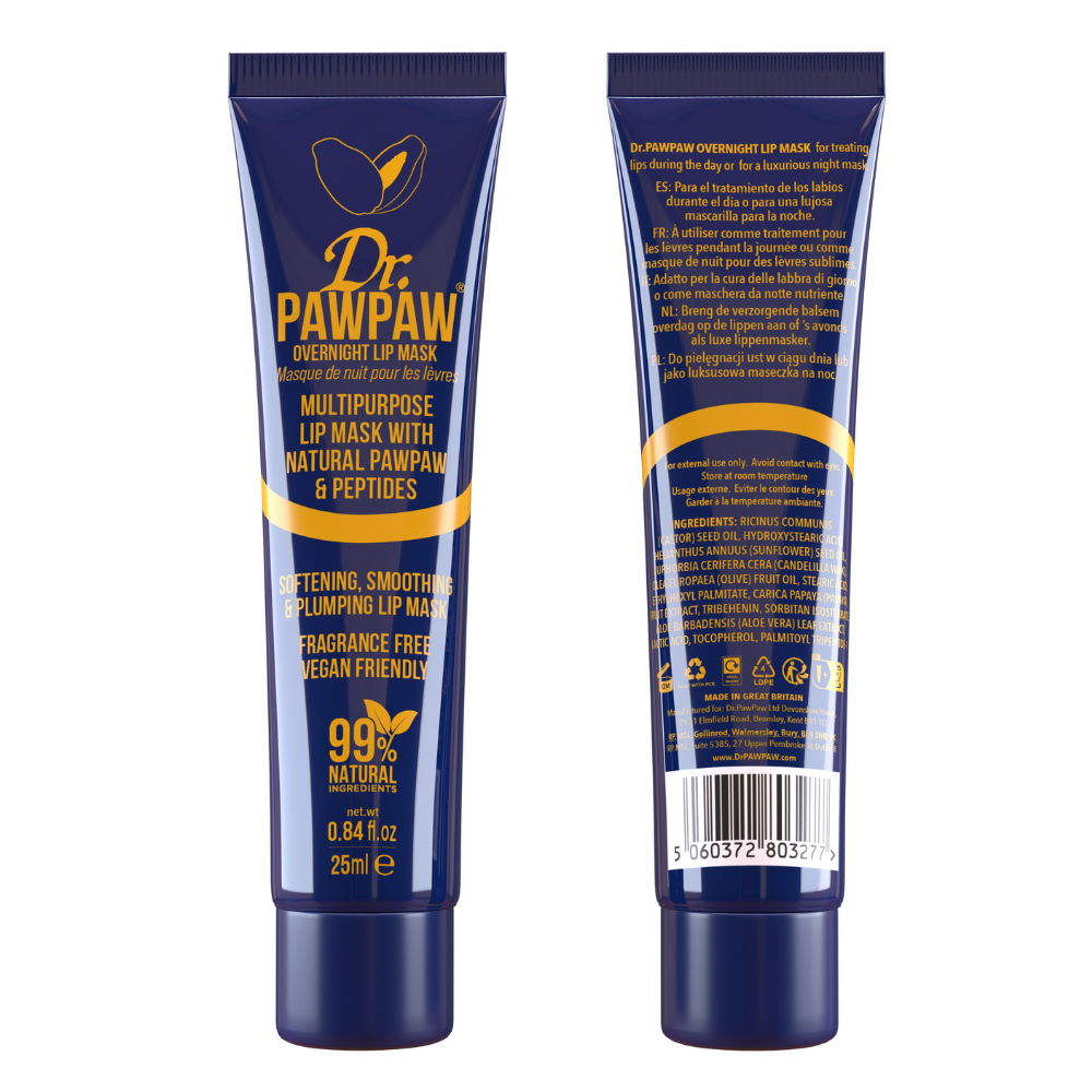 Dr.PAWPAW 晚安唇膜 25ml / 10ml 英國木瓜霜 保養 護唇膏 (現貨) ❤️ㄚ比小鼻❤️-細節圖6