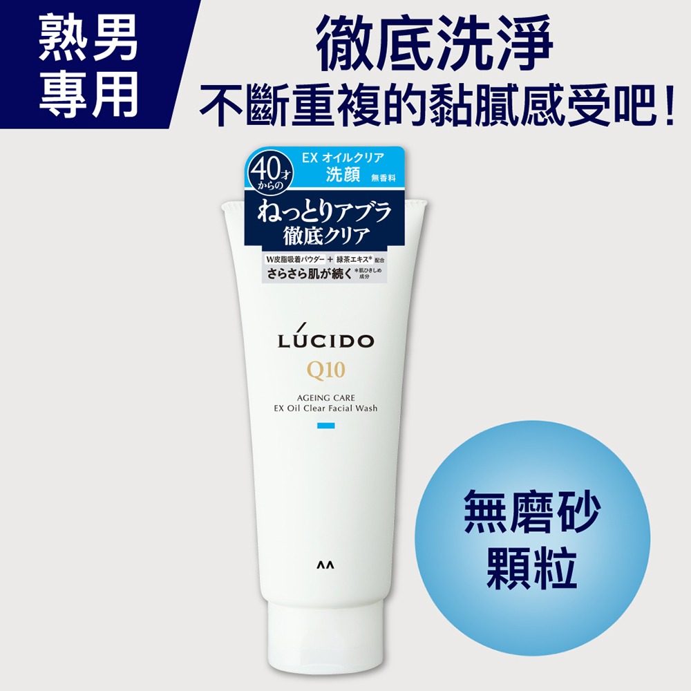 原裝公司貨 倫士度 LUCIDO 男士去油洗面乳 潔面乳 130g Q10 保濕 控油❤️ㄚ比小鼻❤️-細節圖3