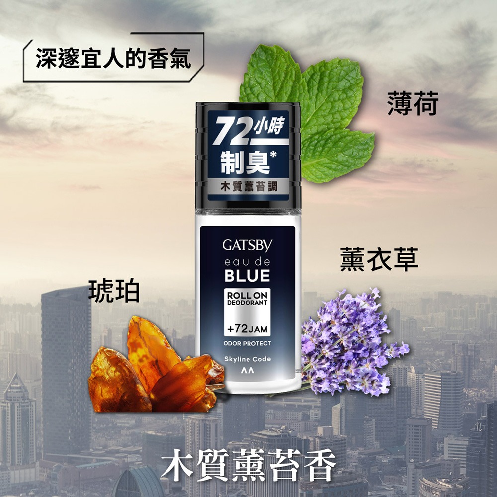 【GATSBY】止汗體香滾珠50ml 夜幕迷惑/沉靜情懷/純淨自在/深邃謎情 止汗劑 體香劑 體香滾珠❤️ㄚ比小鼻❤️-規格圖9