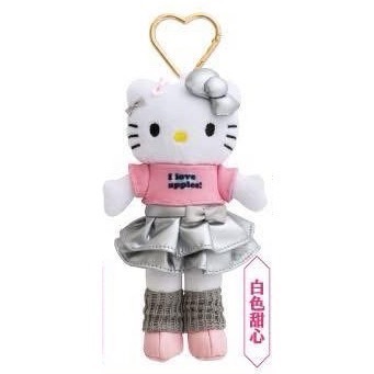 咩咩小屋 7-11 長腿時尚Hello Kitty 長腿Kitty15cm絨毛吊飾-規格圖1