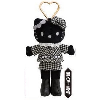 咩咩小屋 7-11 長腿時尚Hello Kitty 長腿Kitty15cm絨毛吊飾-規格圖1