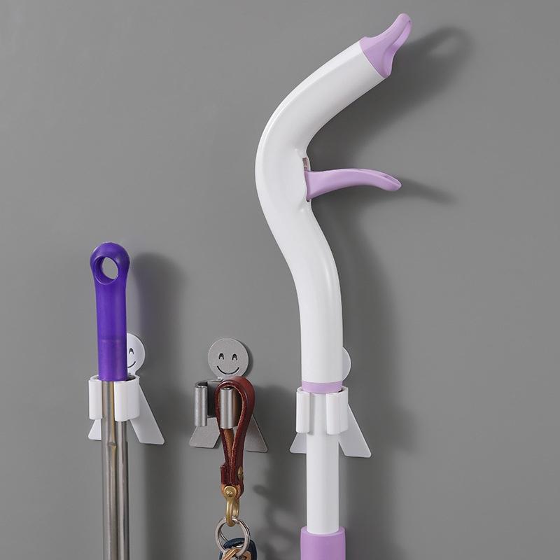 【食玩烘焙】💖現貨附發票💖『浴廁掛勾』 拖把夾 掛勾 拖把掛勾 掃把掛勾 收納掛勾 掛勾-細節圖5