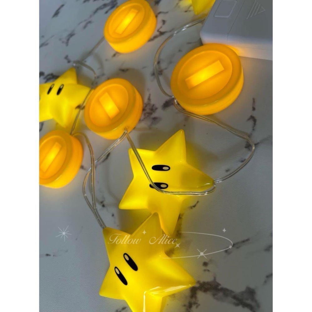 日本代購/ 限定販售 無敵星星 超級瑪利歐燈串/四爺/棒球冠軍-細節圖5