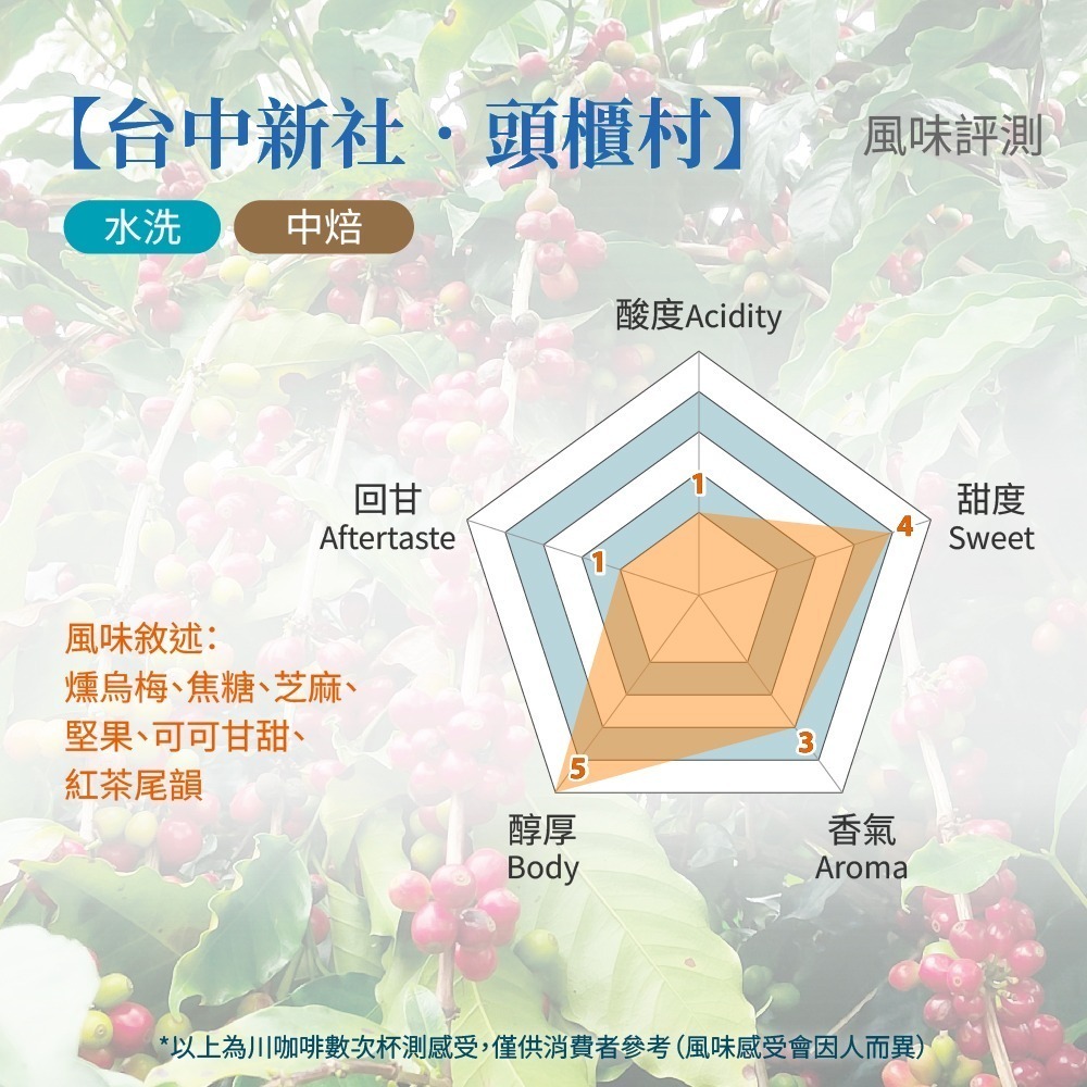 【川咖啡】台灣小農鑽石型濾掛咖啡 新社頭櫃村水洗(10g*10包)-細節圖2
