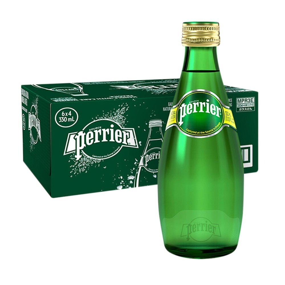 法國 Perrier 氣泡水 礦泉水 原味 玻璃瓶 330ml×24入 箱購【限宅配】【限本島含運】-細節圖4