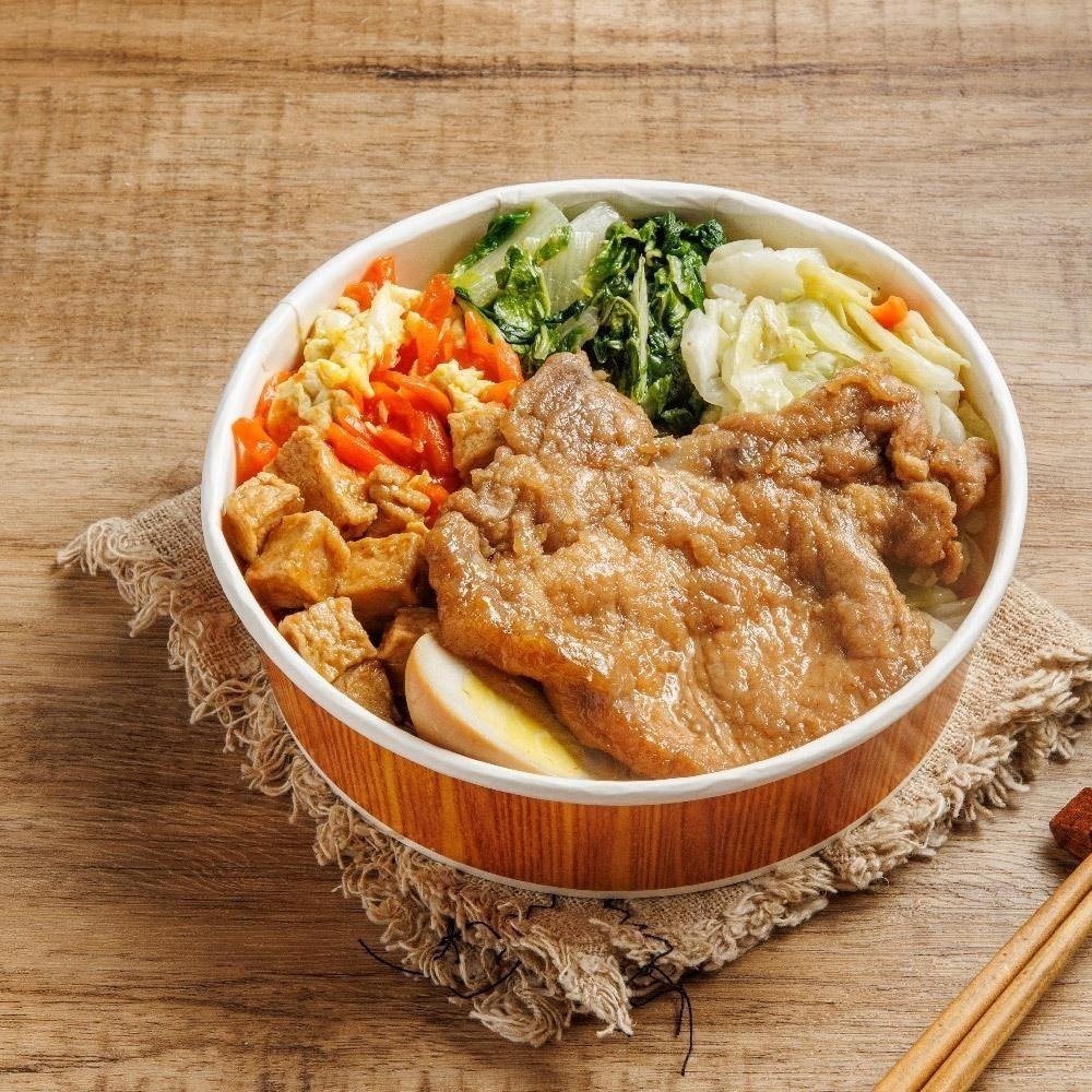 【台畜】黑金香滷排骨 (330g) 三片裝 鐵路便當 香滷排骨 鐵路排骨 秘製滷汁 鹹香可口 台灣豬-細節圖2