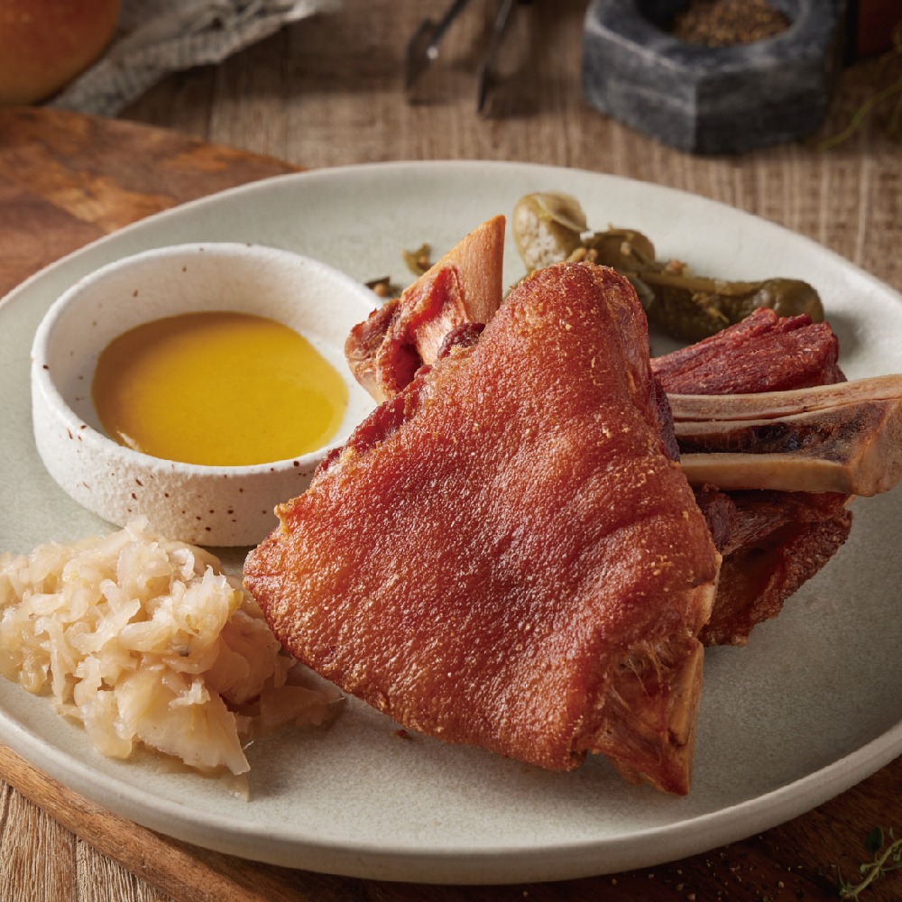 【熟品】德國豬腳-剖半 (550g) 德式豬腳 氣炸豬腳-細節圖2