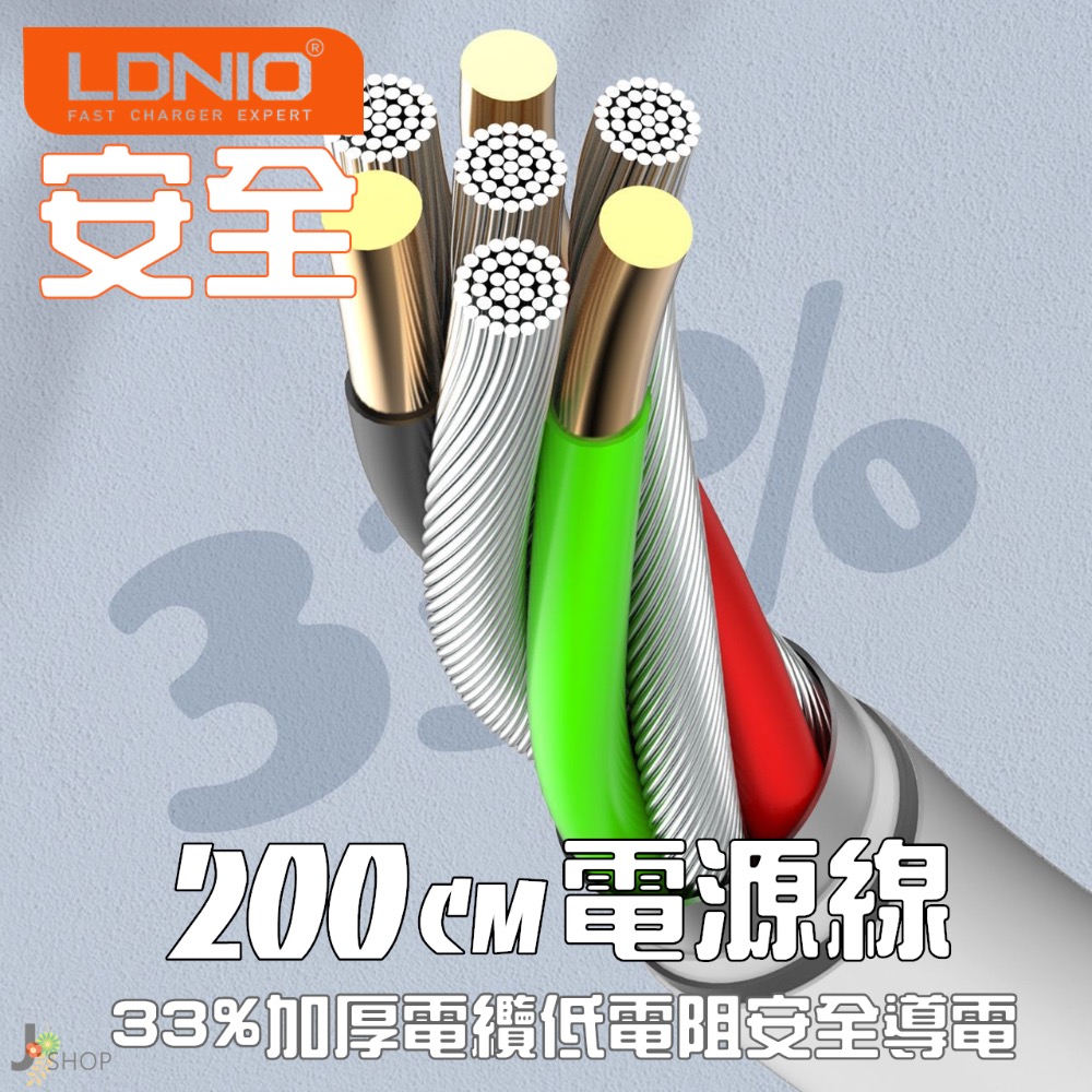 LDNIO 力德諾 五孔 台灣版 延長線 開發票 TYPE C 快充 QC3.0 協議 850度抗然 萬用排插 充電器-細節圖3
