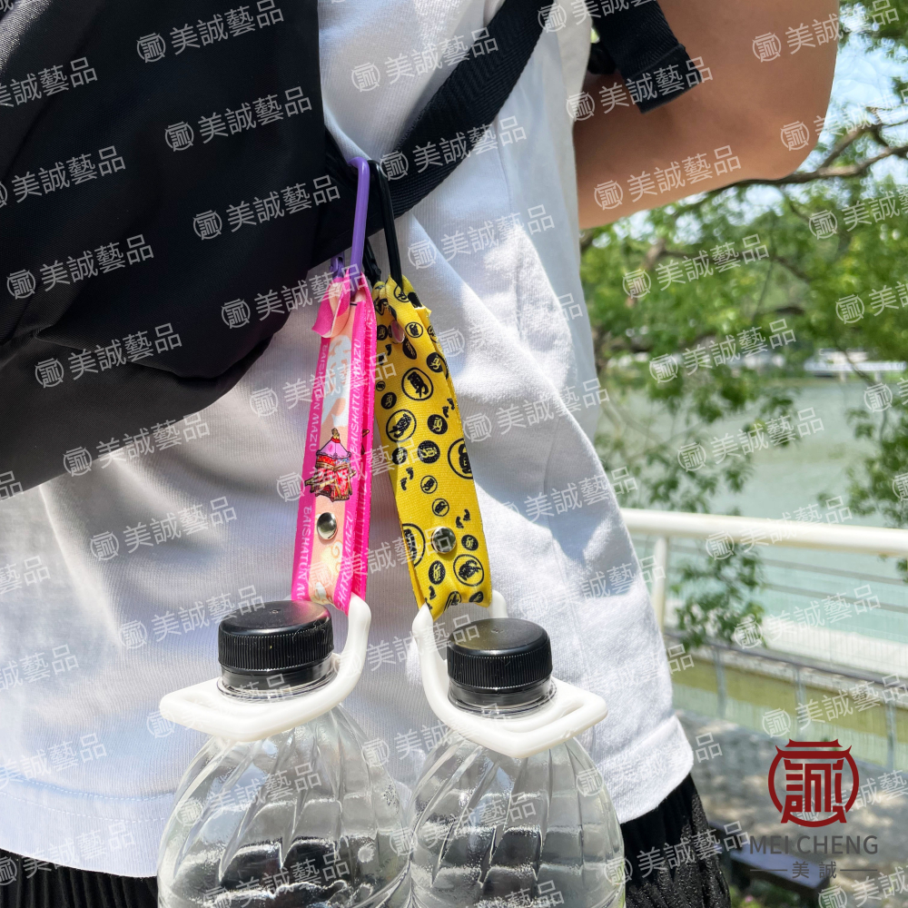【美誠藝品】進香好用矽膠保特瓶扣/掛扣/水瓶扣/D扣/環保/白沙屯/北港/進香/繞境/登山水壺扣/-細節圖6