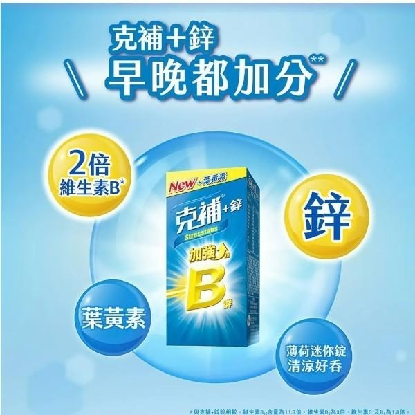 克補B群+鐵加強錠100錠 克補B群+鋅加強錠 100錠 | 熊野藥局-細節圖5