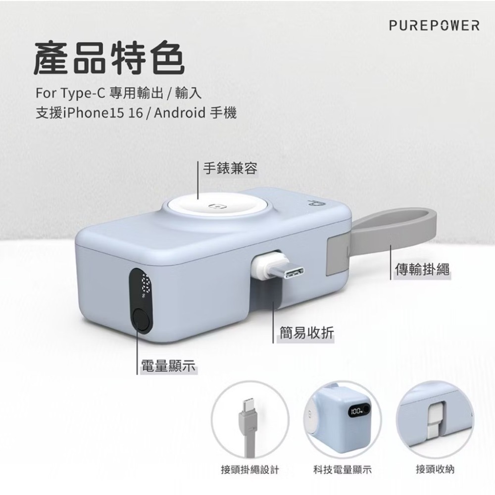 PureGear普格爾 能量電眼隨身行動電源-細節圖2