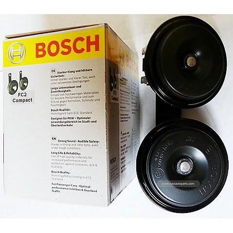 LDS&ODS BOCSH FC2 汽車喇叭 機車喇叭  扁型平面 嗶嗶喇叭高低音 一組2入 德國件-細節圖2