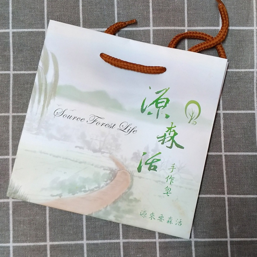 源森活 -優雅沉穩白色手提袋尺寸17x9x17-細節圖3