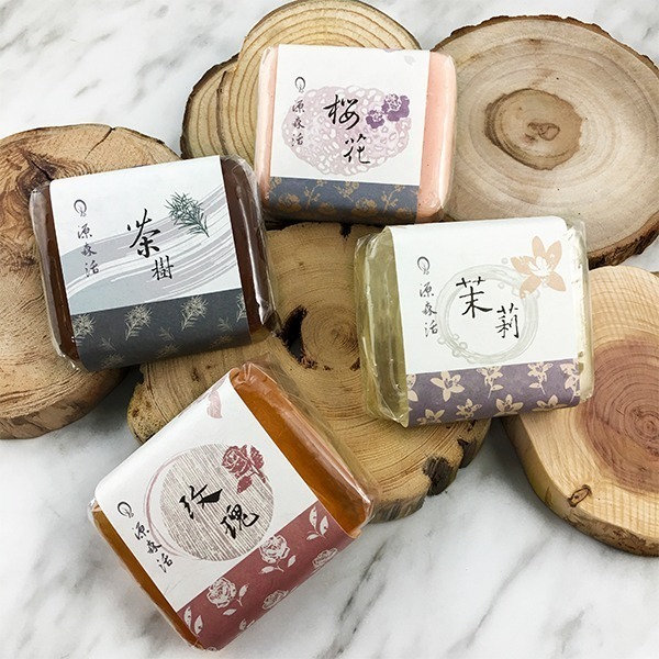 [買二送一] 源森活茉莉蘆薈石鹼手作皂 修復再生石鹼 100g-細節圖2