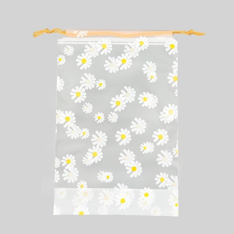 卡通小熊抽繩便攜襪子收納包整理袋 外出便攜旅行化妝品束口袋-細節圖6