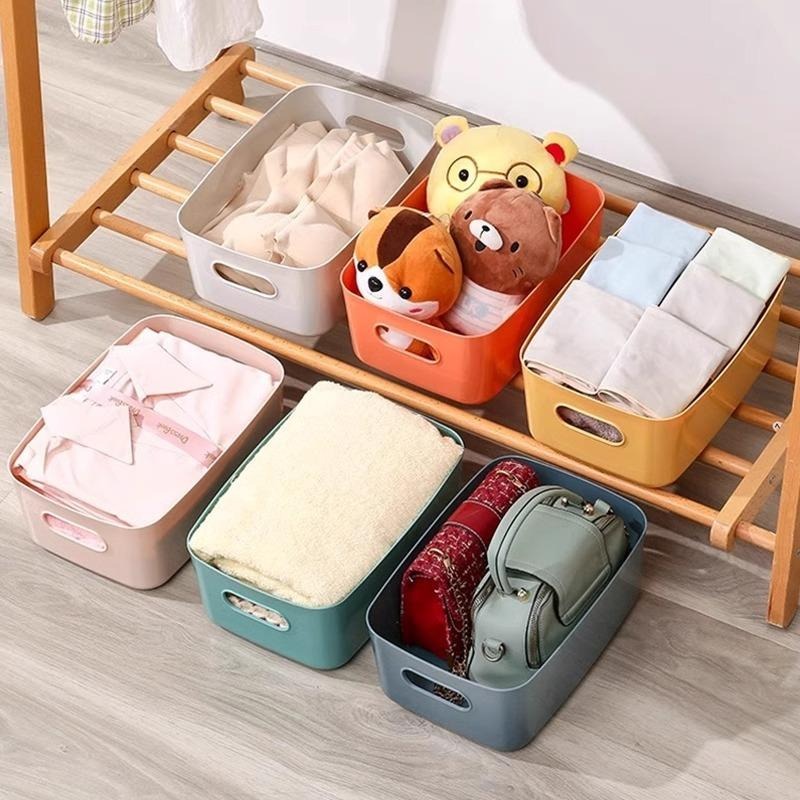 桌面收納盒化妝品雜物多功能儲物盒塑料家用廚房盒子收納-細節圖5