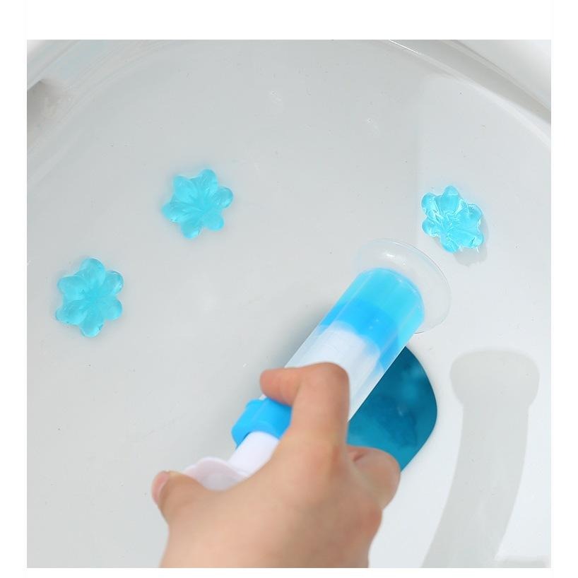 廁所馬桶除味香氛豆 衛生間清潔小花凝膠清潔劑 馬桶潔廁劑-細節圖2