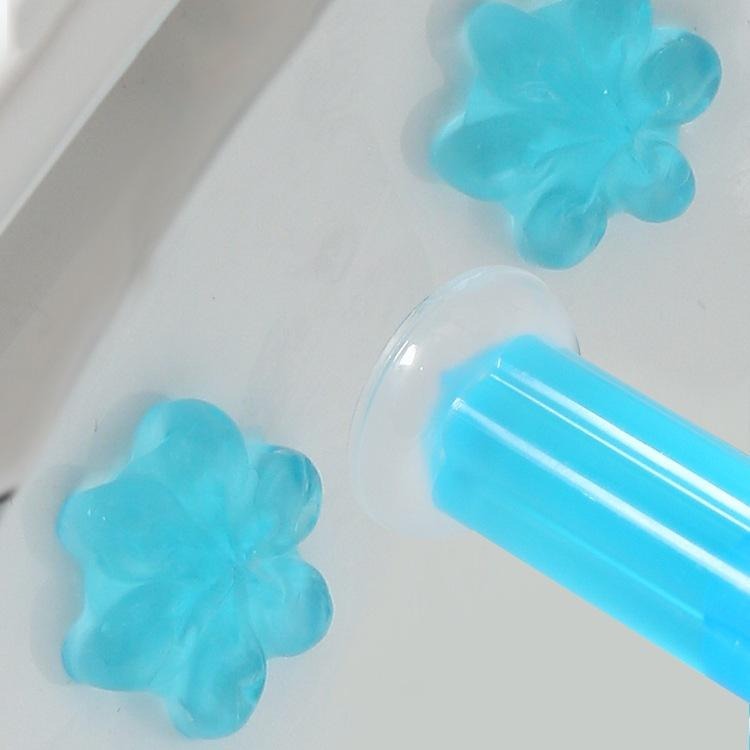 廁所馬桶除味香氛豆 衛生間清潔小花凝膠清潔劑 馬桶潔廁劑-細節圖4