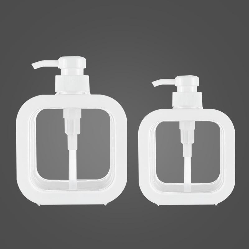 新款透明分裝瓶 浴室洗手液分裝瓶塑料按壓瓶可視乳液分裝空瓶子廚房-細節圖6