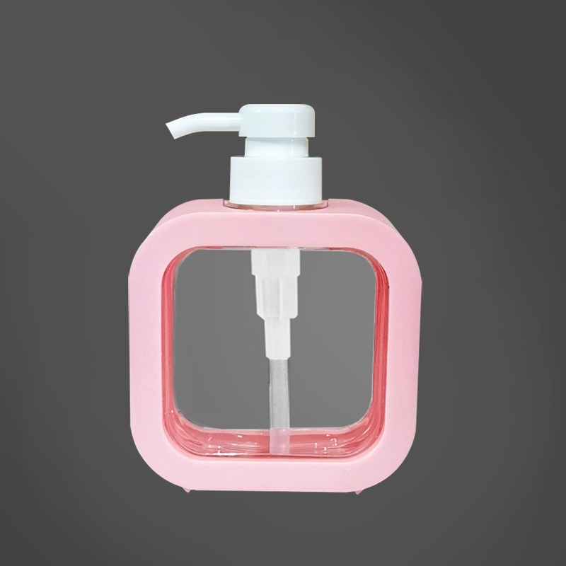 新款透明分裝瓶 浴室洗手液分裝瓶塑料按壓瓶可視乳液分裝空瓶子廚房-規格圖7