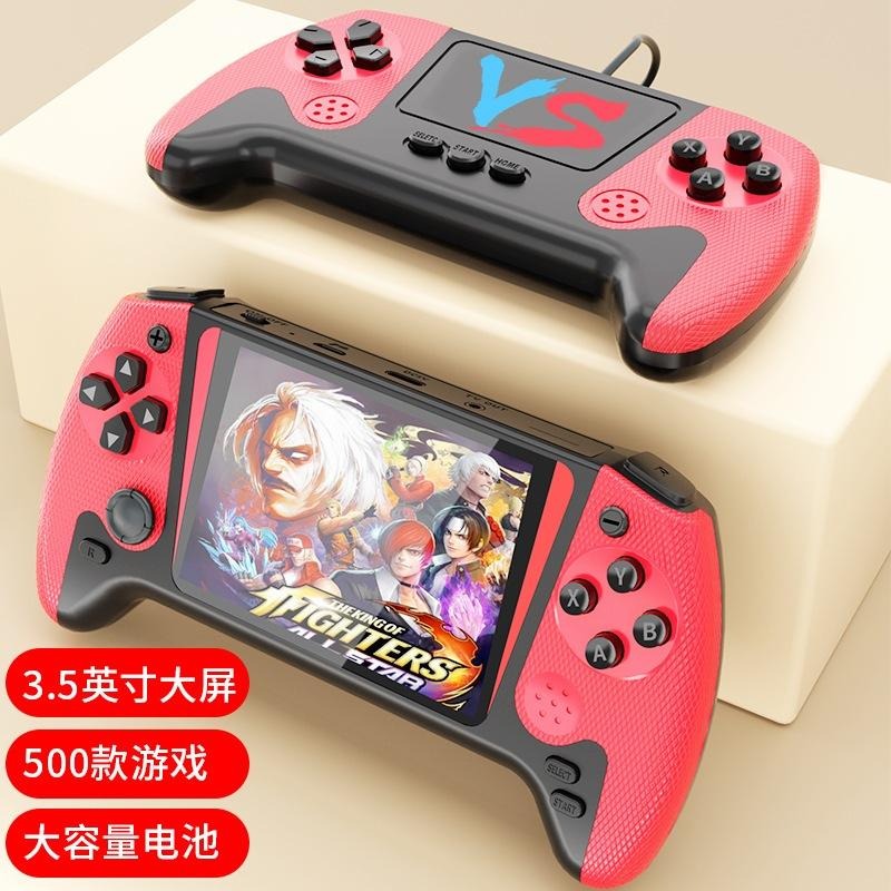 ［現貨］新款掌上遊戲機雙人小型PSP覆古掌機便攜500合一大屏幕方塊機街機-細節圖6