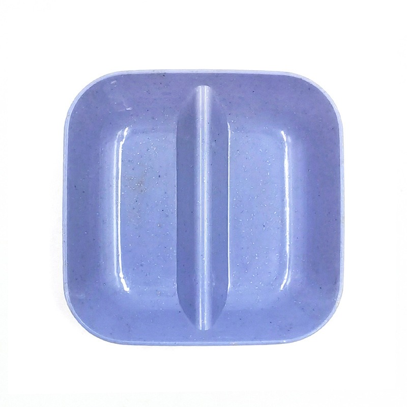 家用日式創意油碟小麥稭稈調味碟廚房多用塑料餐具碟子醋碟鹹菜碟-規格圖8