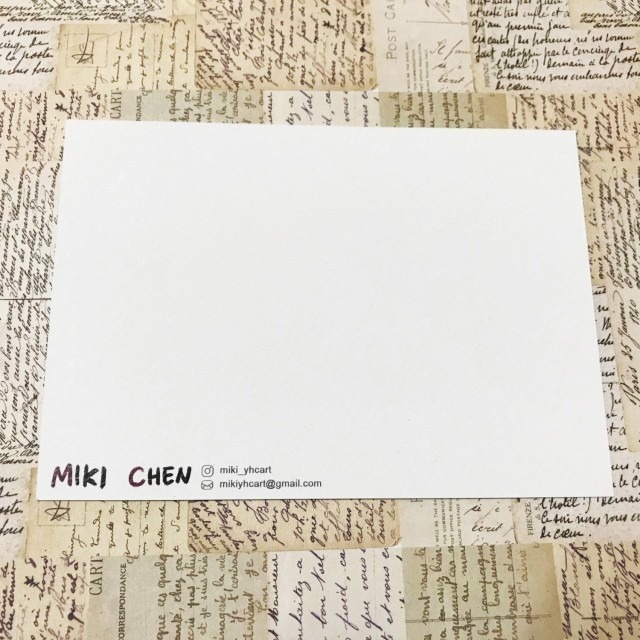 【Miki Chen 插畫工作室】 台灣小吃原創插畫明信片-蚵不蚵以-蚵仔煎-細節圖2