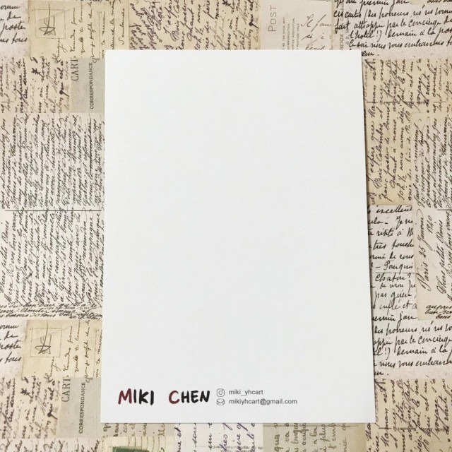 【Miki Chen 插畫工作室】 台灣原創插畫明信片-地球特調 水彩墨水風格-細節圖2