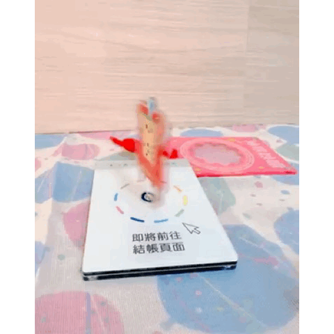 【Miki Chen 插畫工作室】 台灣原創插畫-求票追星旋轉珍奶迷妹壓克力NFC-細節圖9