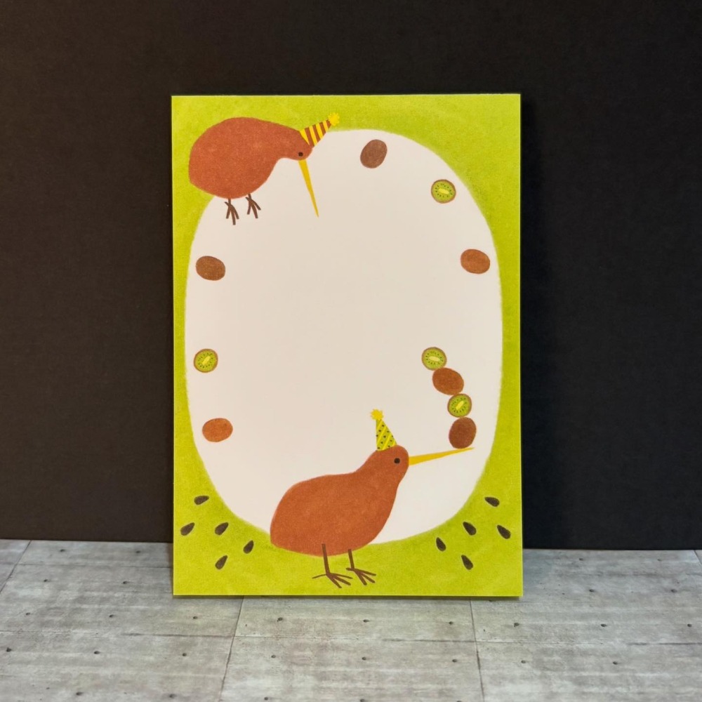 【Miki Chen 插畫工作室】 台灣原創插畫-奇異鳥雜耍團便條本 辦公室無背膠可愛便條紙-細節圖3