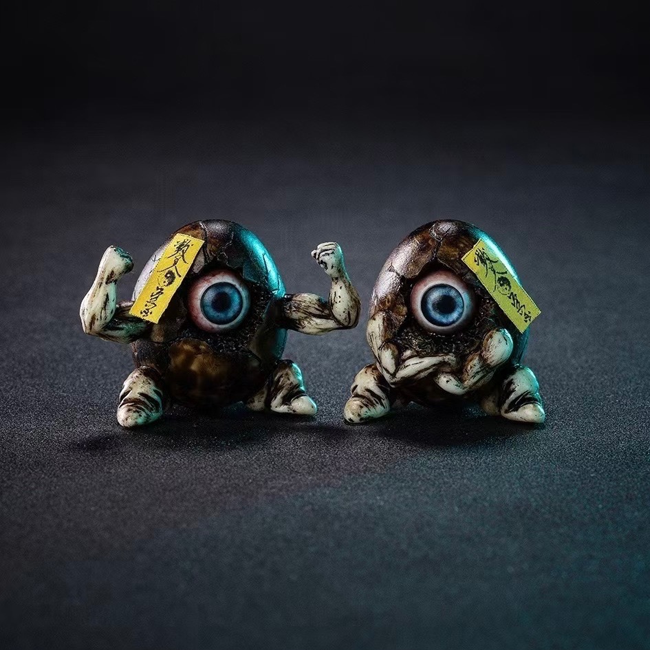 ￼【手玩味模型工作室】蛋蛋特攻隊 - 茶葉蛋仔 | GK 模型 白模 原創 原型師 WF-細節圖3