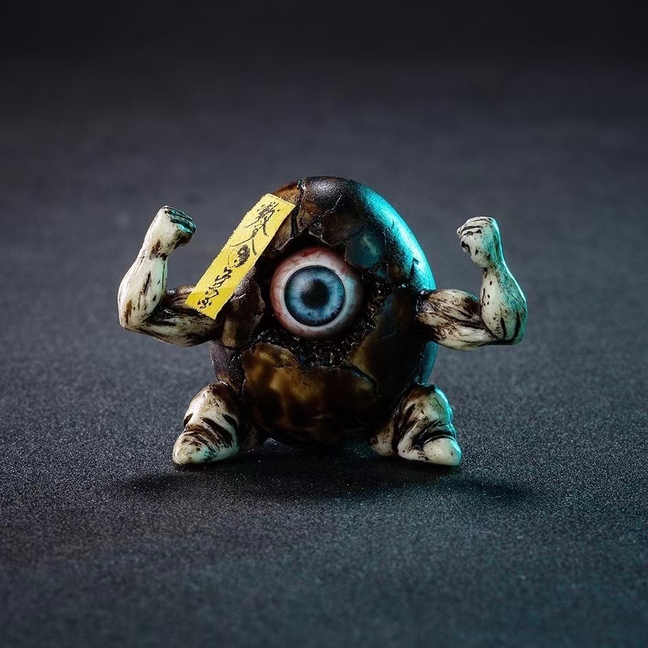 ￼【手玩味模型工作室】蛋蛋特攻隊 - 茶葉蛋仔 | GK 模型 白模 原創 原型師 WF-細節圖4