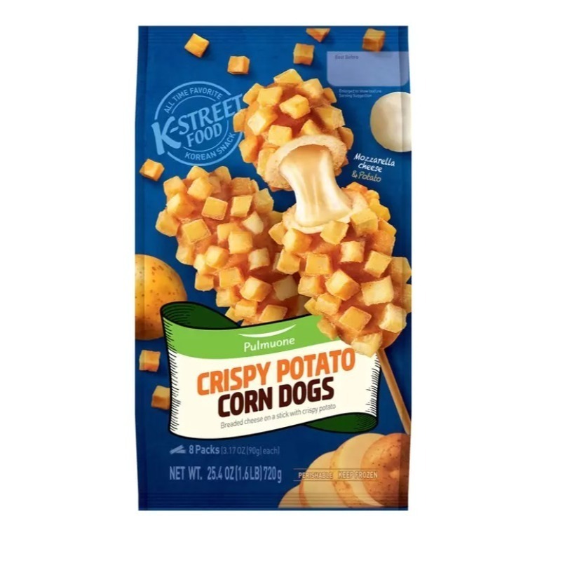 【小資族最愛】 好市多COSTCO代購 🈵399免運 Pulmuone 韓式起司脆薯熱狗 點心 小點 黃金熱狗棒 起司-細節圖2