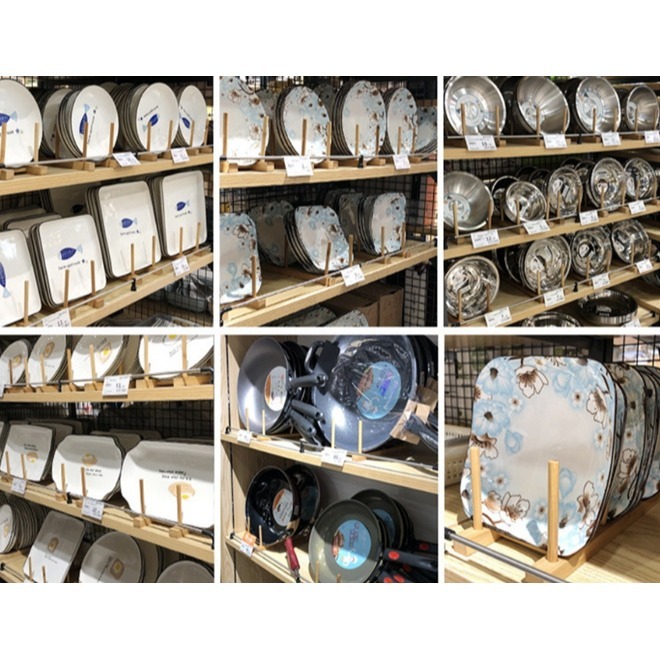 【極簡居家小物】IKEA同款 實木收納架 瀝水杯架 置盤架 碗盤收納 杯架 盤架 碗架 瀝水架 碗盤瀝水 水杯架 置物架-細節圖5