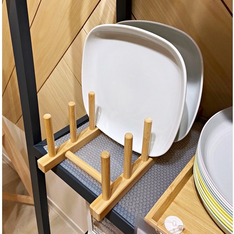 【極簡居家小物】IKEA同款 實木收納架 瀝水杯架 置盤架 碗盤收納 杯架 盤架 碗架 瀝水架 碗盤瀝水 水杯架 置物架-細節圖8