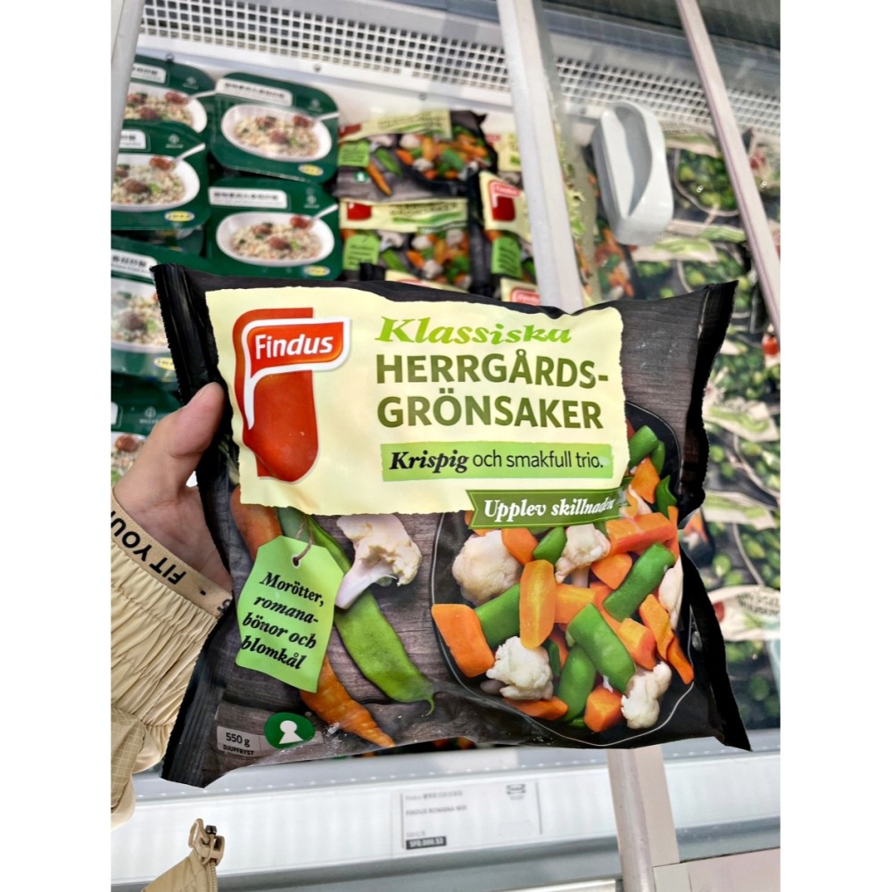 【冷凍美食】 IKEA宜家家居 🈵499免運 優質球芽甘藍 抱子甘藍 歐式綜合蔬菜 優質豌豆 冷凍蔬菜 三色豆 袍子甘-細節圖2