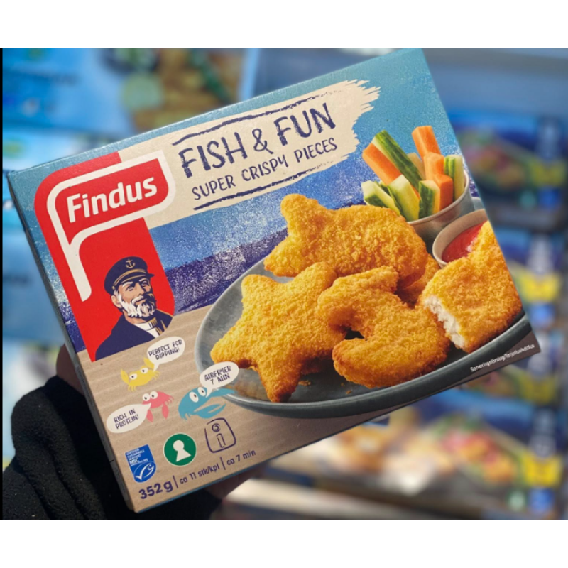 【冷凍美食】IKEA宜家家居 🈵399免運 鱈魚塊 魚塊 魚肉 脆脆小魚 星星造型 魚造型 船錨 星星塊 炸魚塊-細節圖3