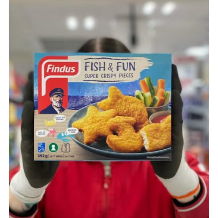 【冷凍美食】IKEA宜家家居 🈵399免運 鱈魚塊 魚塊 魚肉 脆脆小魚 星星造型 魚造型 船錨 星星塊 炸魚塊-細節圖4