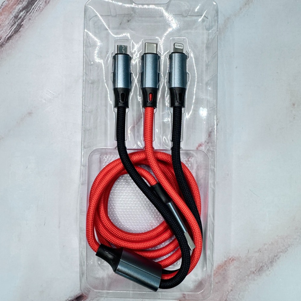 [艾爾巴數位]限黃金會員下單-3合1充電線-屏東店-規格圖1