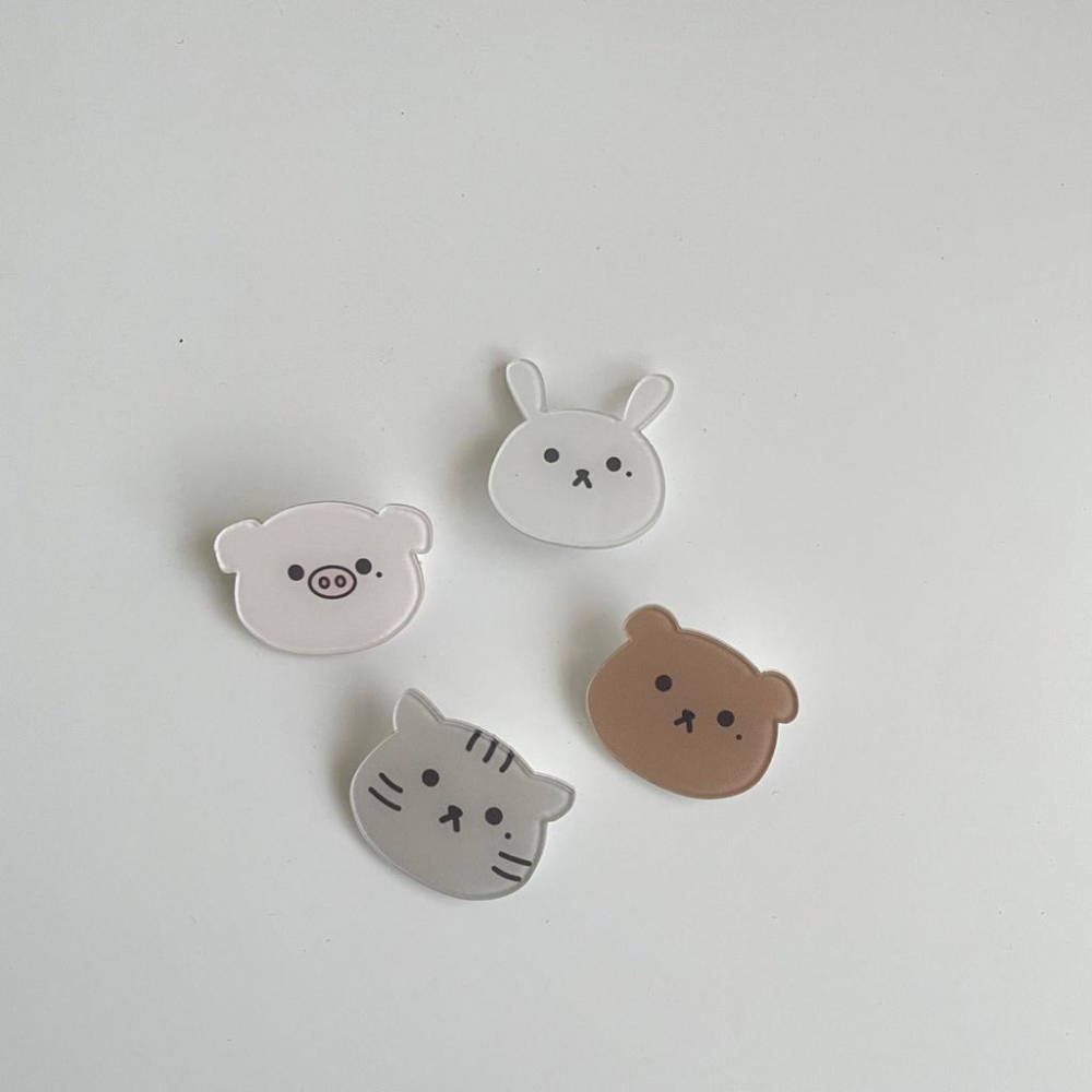 紅女兒〔原創設計小物〕別針 胸針 別針 徽章 壓克力別針 小別針 可愛 胸章 別針 貓咪 小熊 熊 兔子 小豬 文創-細節圖5