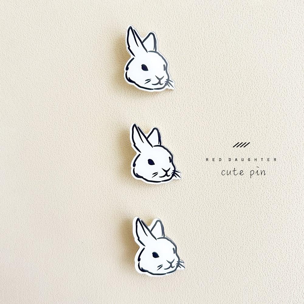 紅女兒〔原創設計小物〕別針 胸針 徽章 壓克力別針 小別針 可愛 胸章 鴨子 兔子 鯊魚 酪梨 小鴨-細節圖3